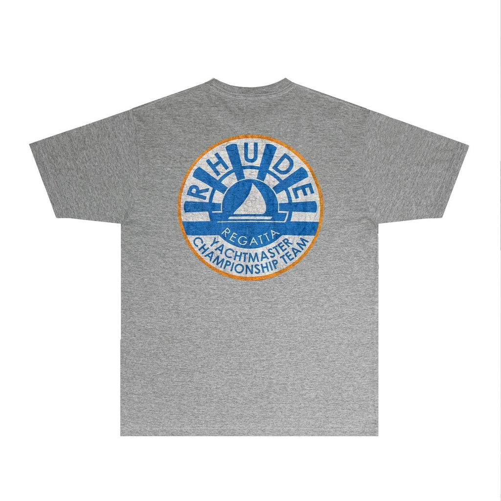 Rhude T-shirts Printed Trendy Pure Cotton