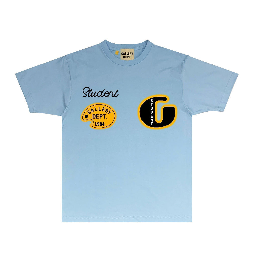 Gallery Dept T Shirt Retro Printed Loose Short-Sleeved Shirt (part2)
