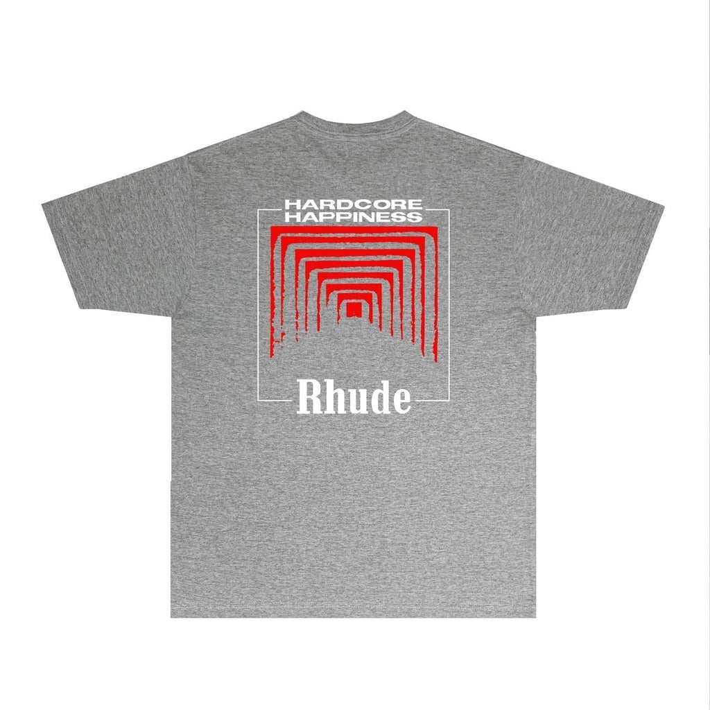 Rhude T-shirts Printed Trendy Pure Cotton