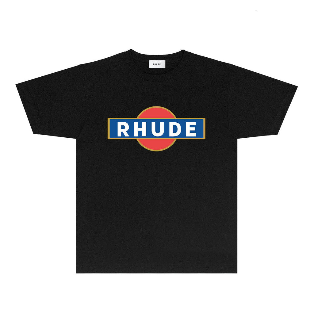 Rhude T-shirts Printed Trendy Pure Cotton