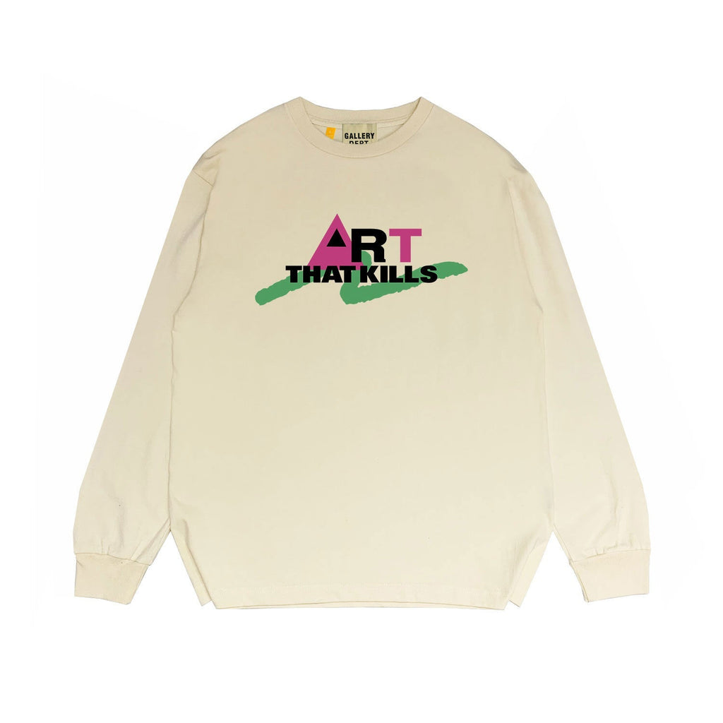 Gallery Dept Long Sleeved Shirt Fashion Brand Long Sleeve Long-Sleeved T-shirt Blouse