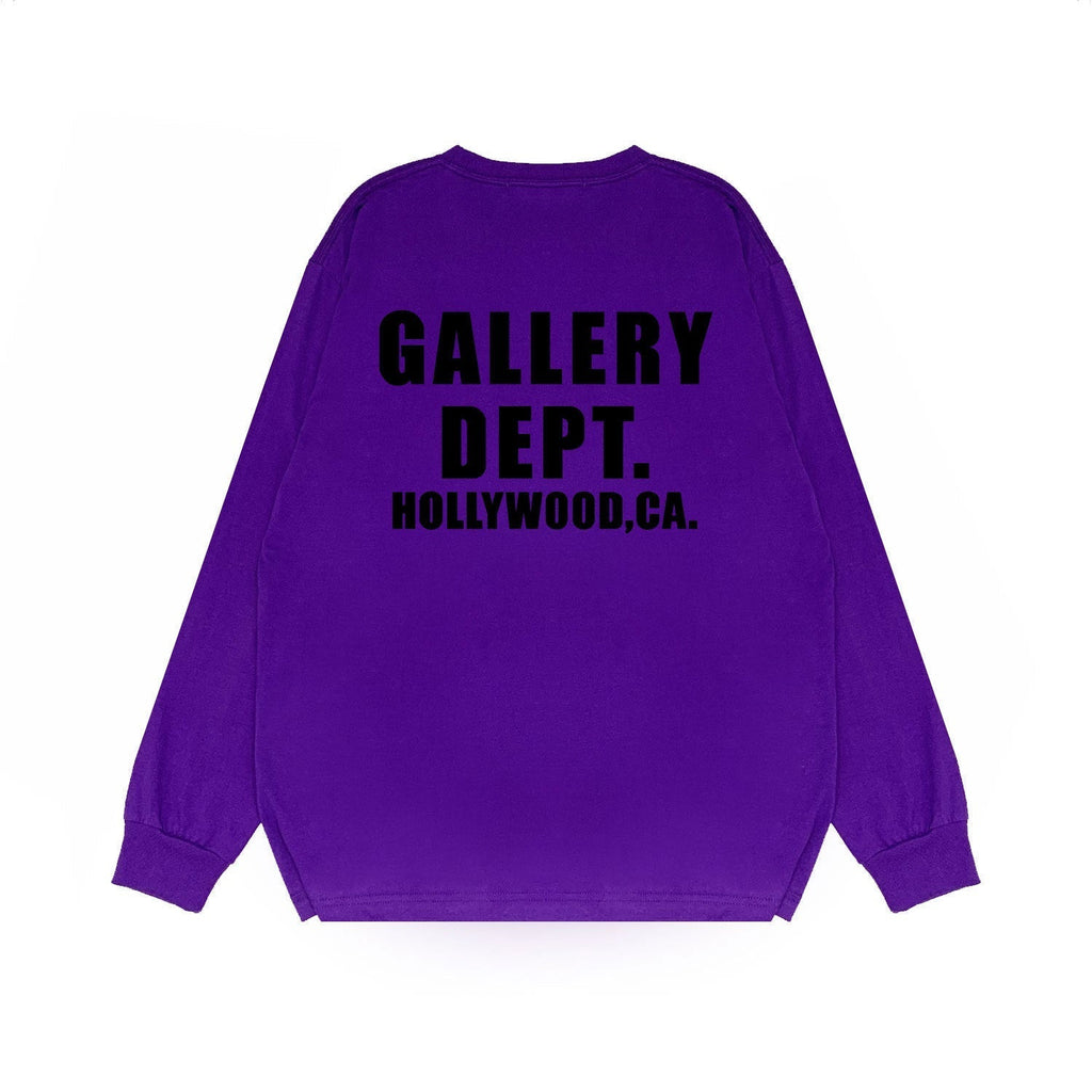 Gallery Dept Long Sleeved Shirt Fashion Brand Long Sleeve Long-Sleeved T-shirt Blouse