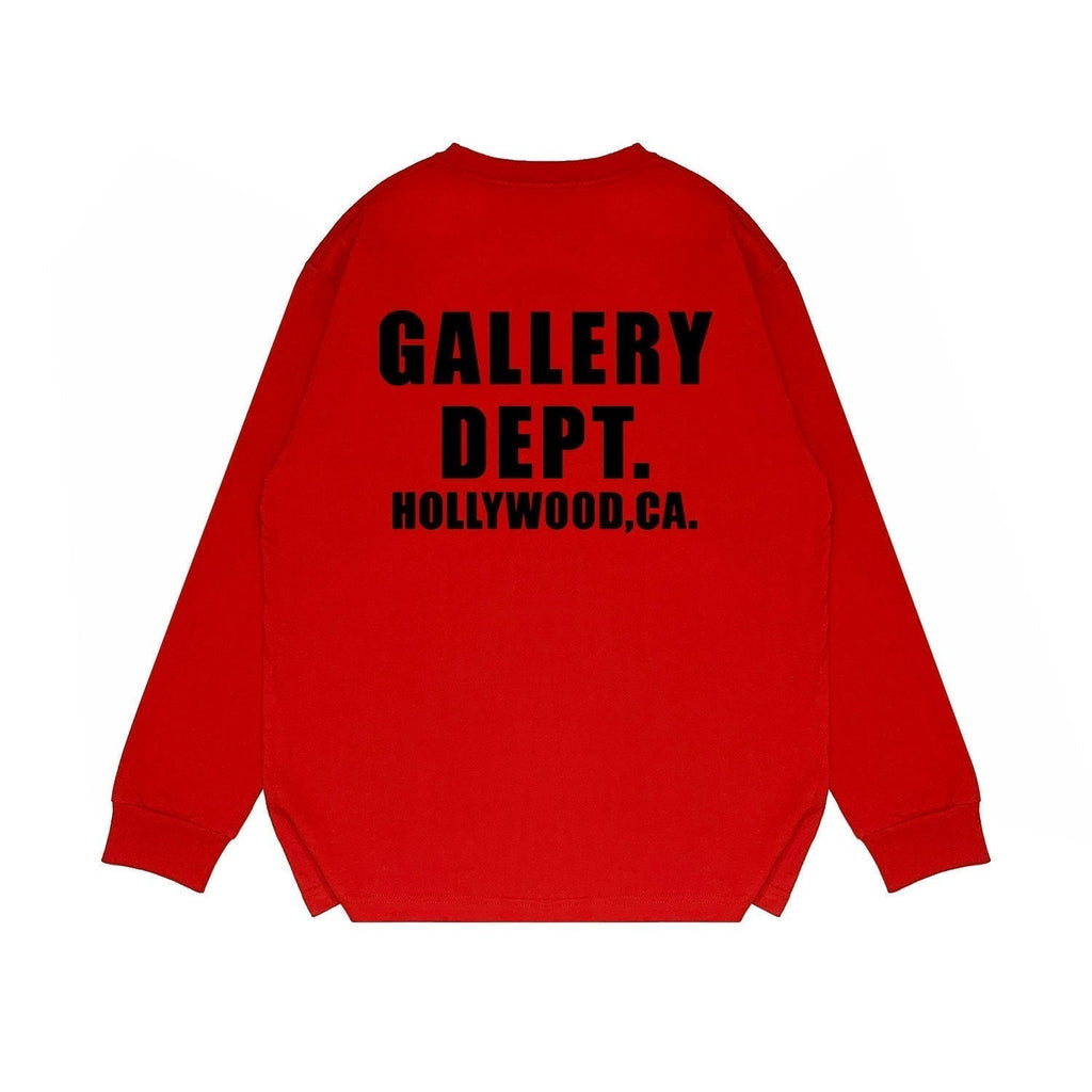 Gallery Dept Long Sleeved Shirt Fashion Brand Long Sleeve Long-Sleeved T-shirt Blouse