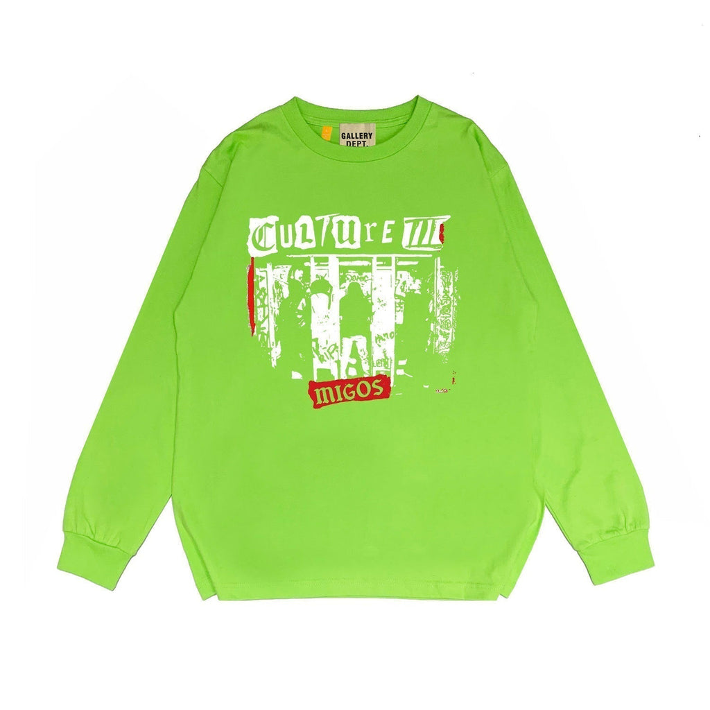 Gallery Dept Long Sleeved Shirt Fashion Brand Long Sleeve Long-Sleeved T-shirt Blouse