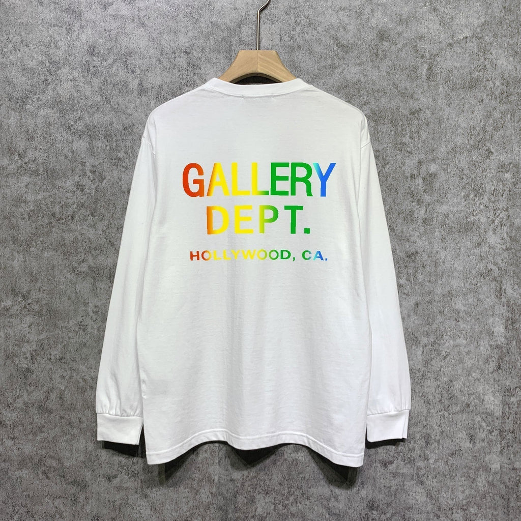 Gallery Dept Long Sleeved Shirt Fashion Brand Long Sleeve Long-Sleeved T-shirt Blouse