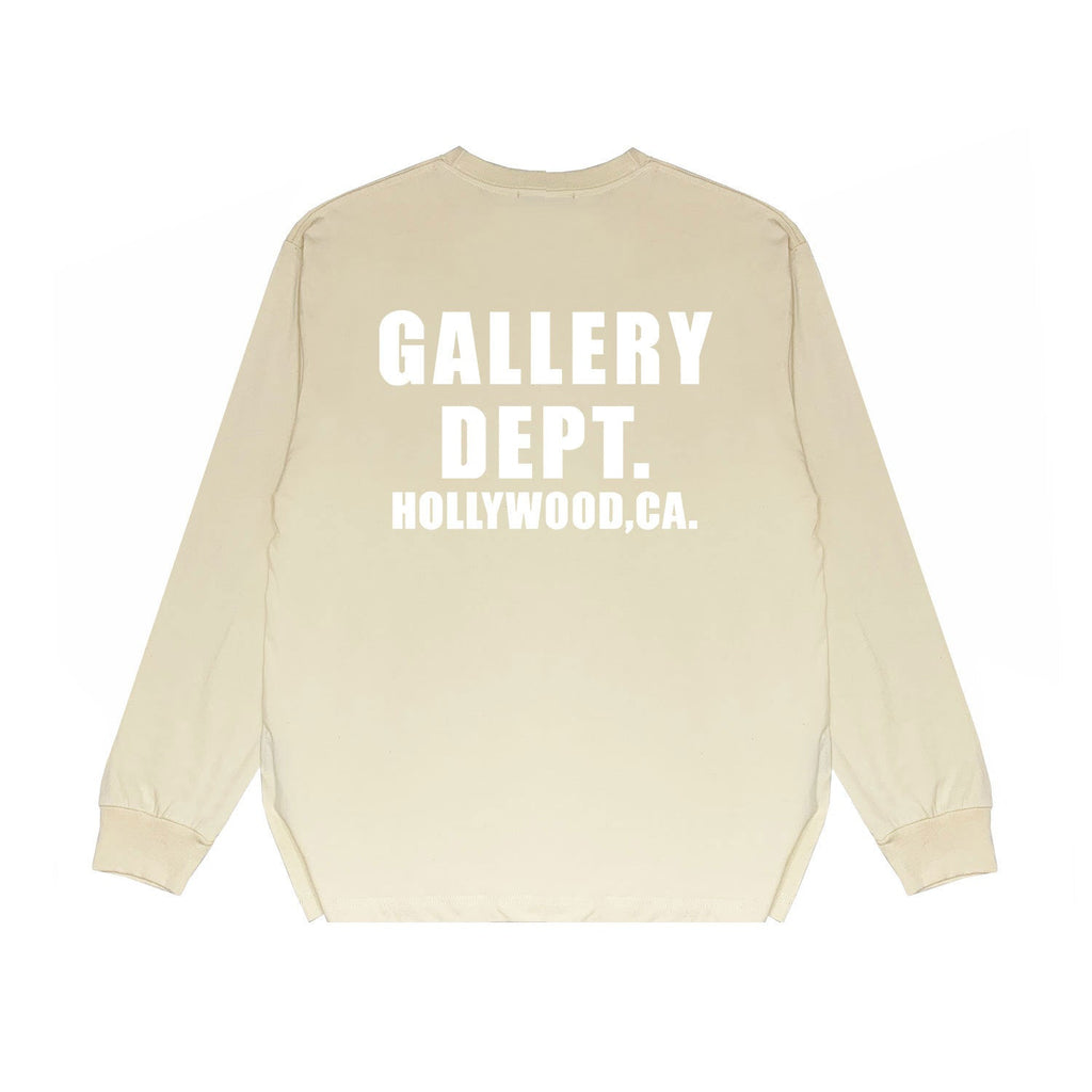 Gallery Dept Long Sleeved Shirt Fashion Brand Long Sleeve Long-Sleeved T-shirt Blouse