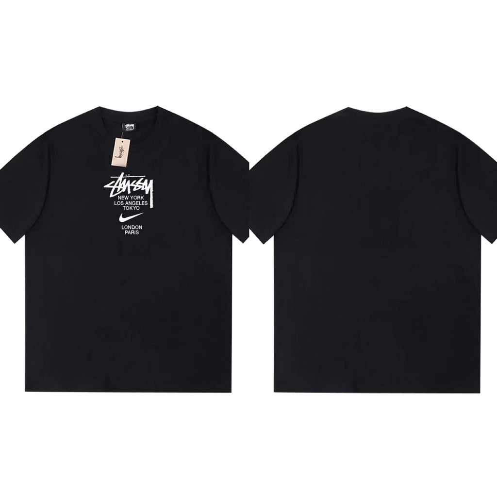 Stussy T-Shirts Loose Casual T-Shirts Same for Men and Women