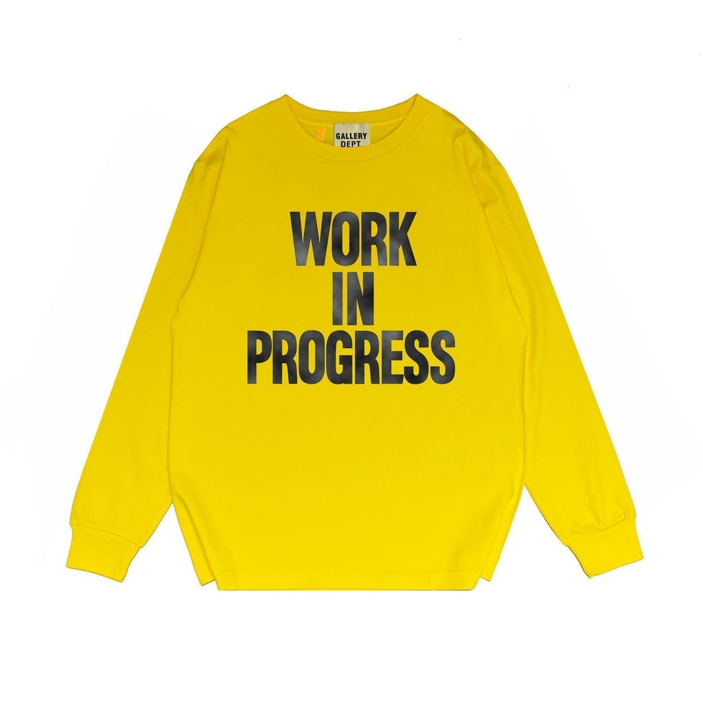 Gallery Dept Long Sleeved Shirt Fashion Brand Long Sleeve Long-Sleeved T-shirt Blouse