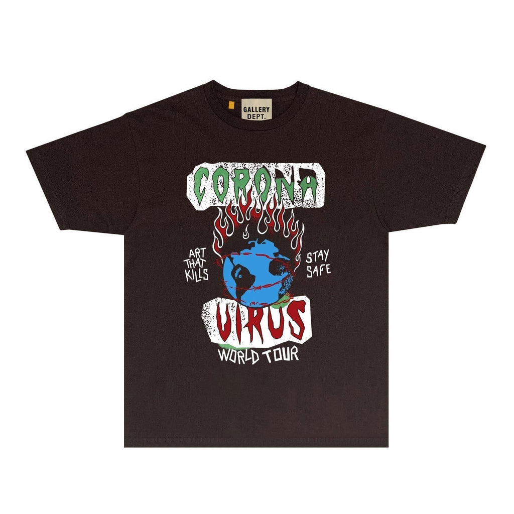Gallery Dept T Shirts European And American Tee Shirt Short Sleeve T-Shirt Blouse