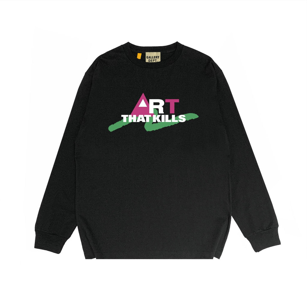Gallery Dept Long Sleeved Shirt Fashion Brand Long Sleeve Long-Sleeved T-shirt Blouse