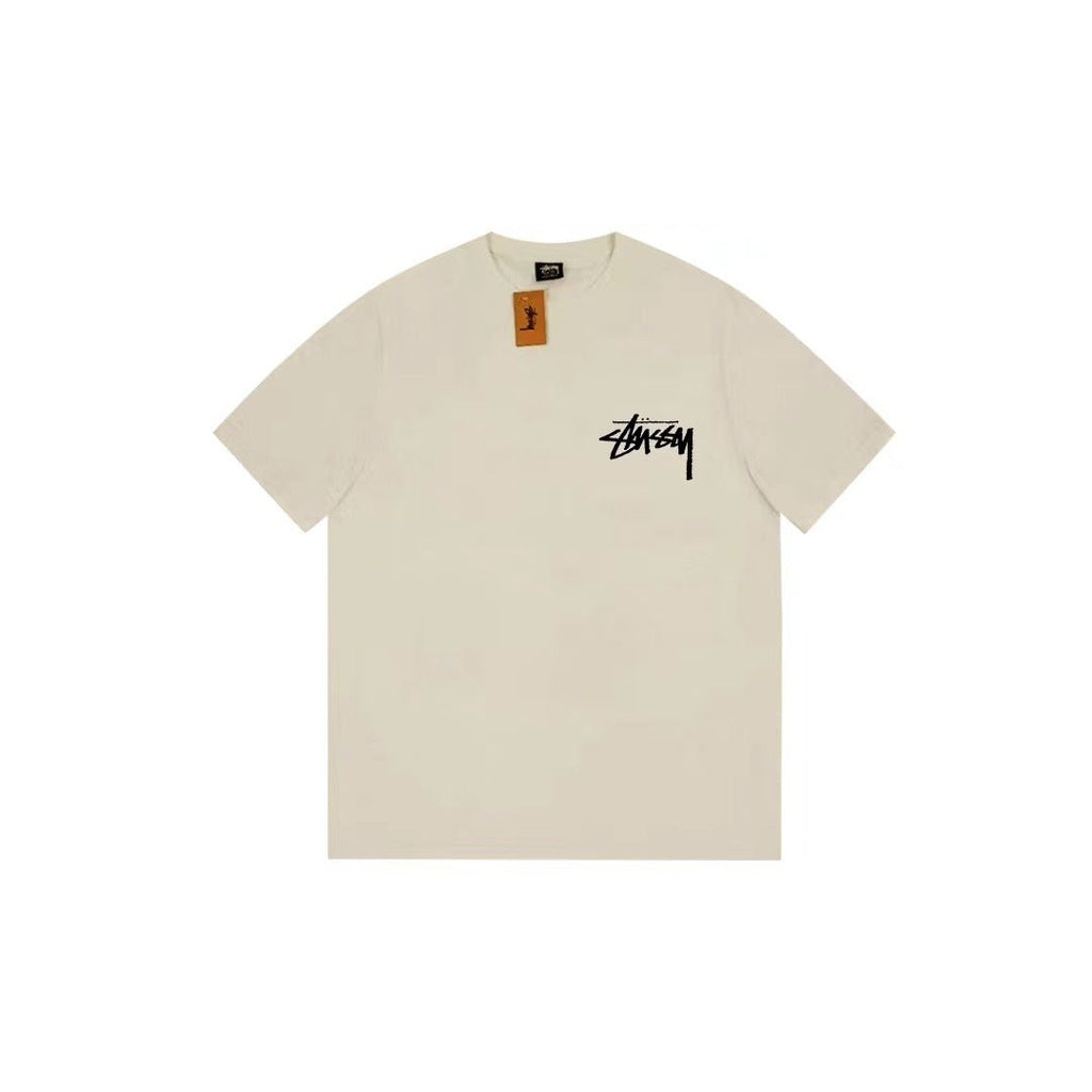 Stussy T-Shirts Loose Casual T-Shirts Same for Men and Women