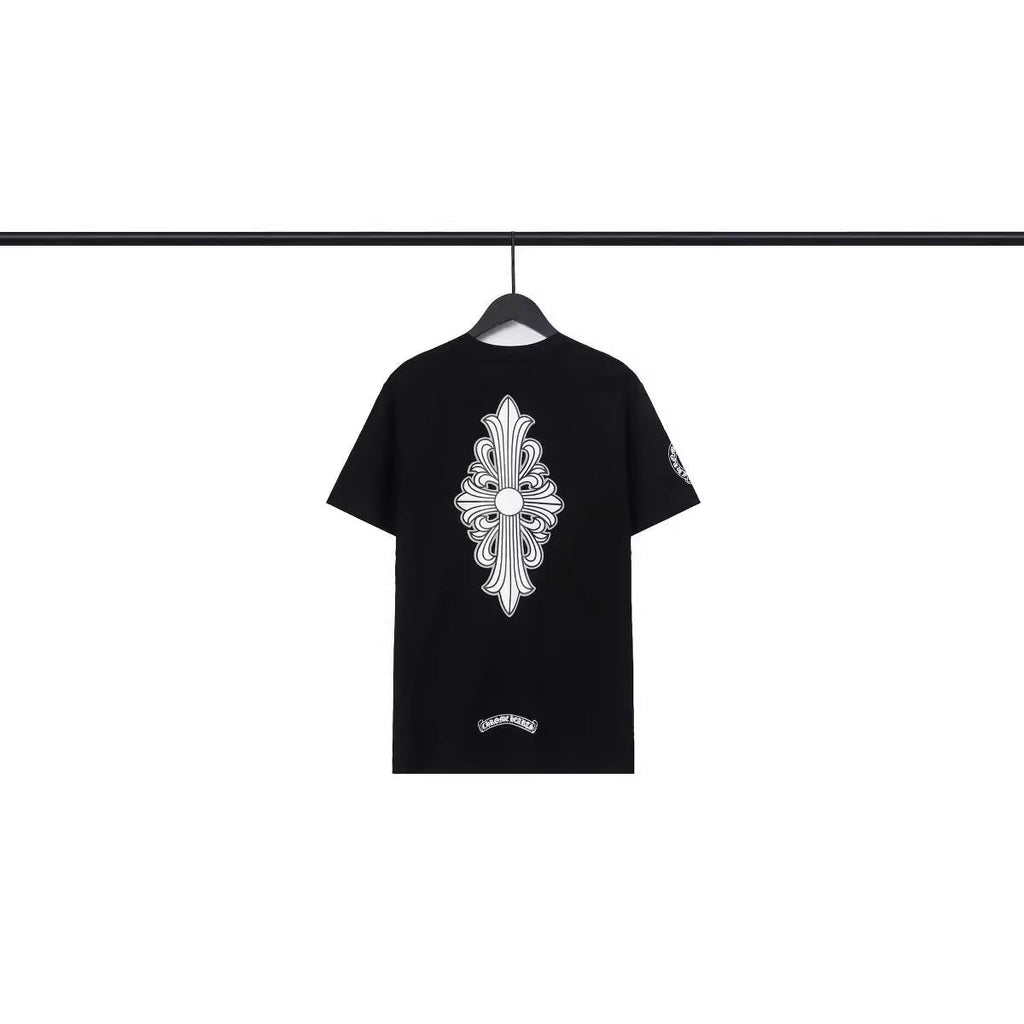 Chrome Heart T Shirts T-Shirt Crossshaft Cotton Crew Neck Short Sleeve