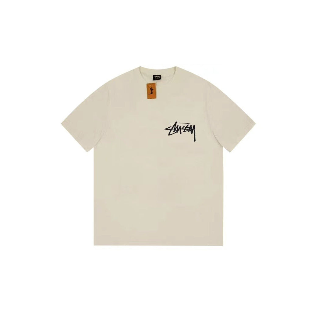 Stussy T-Shirts Loose Casual T-Shirts Same for Men and Women