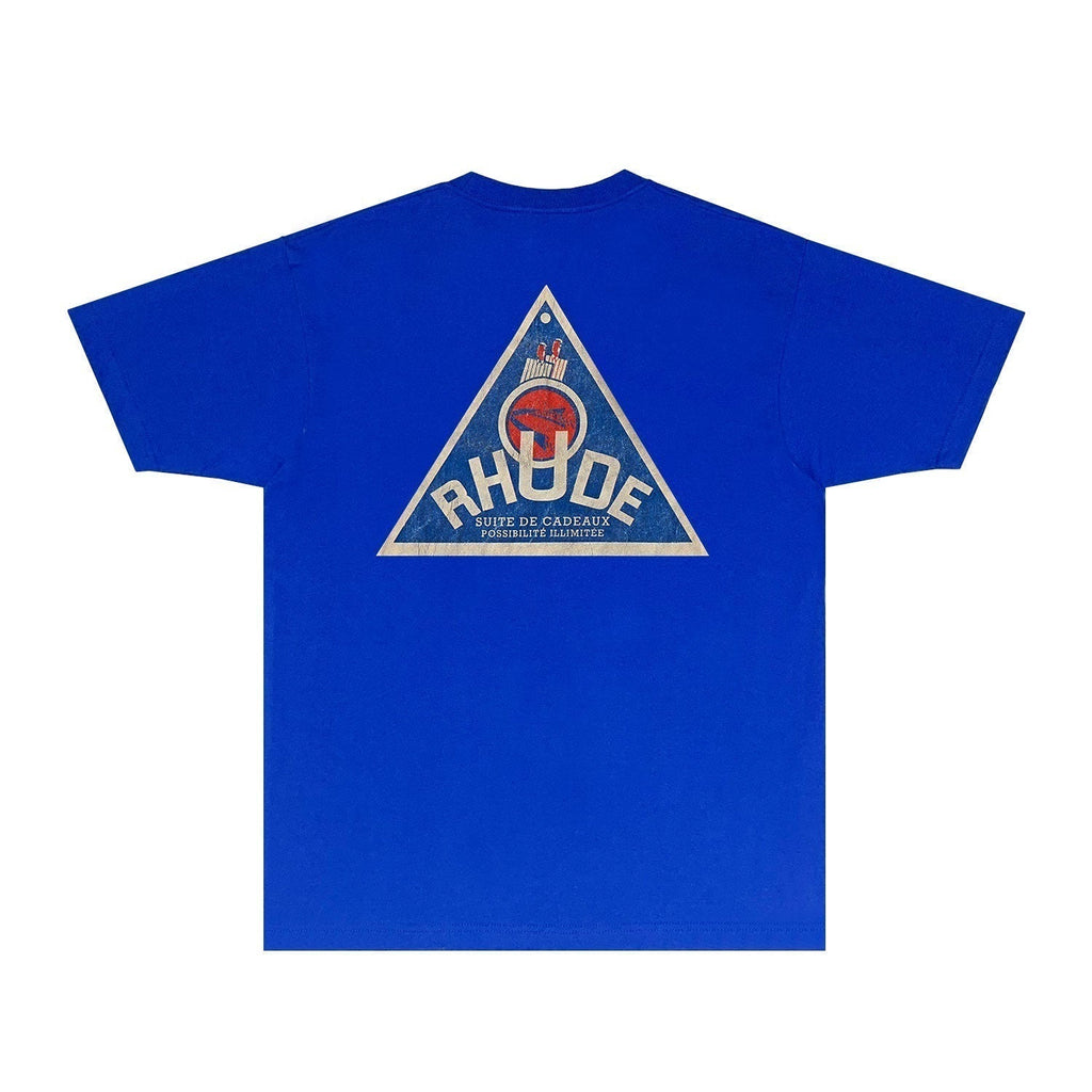Rhude T-shirts Printed Trendy Pure Cotton
