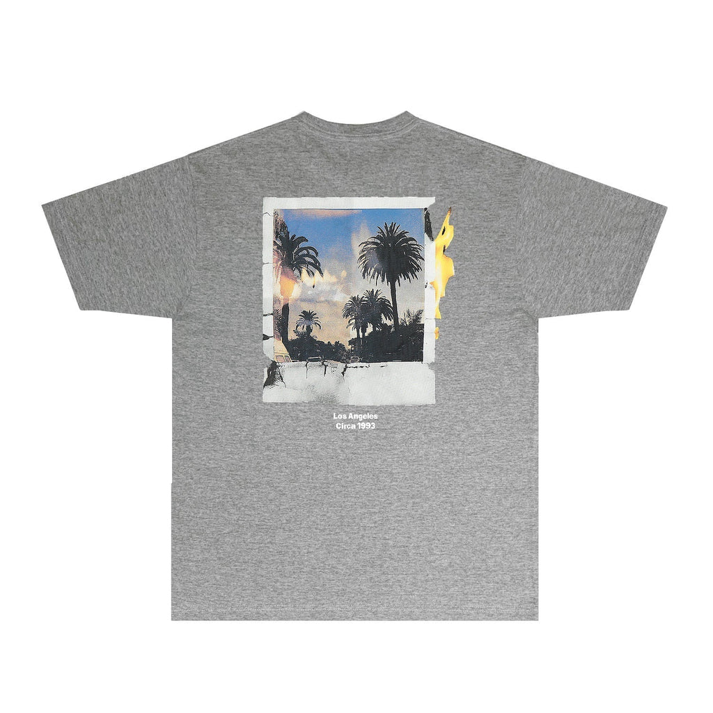 Gallery Dept T Shirt Retro Printed Loose Short-Sleeved Shirt