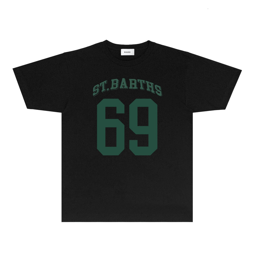 Rhude T-shirts Printed Trendy Pure Cotton
