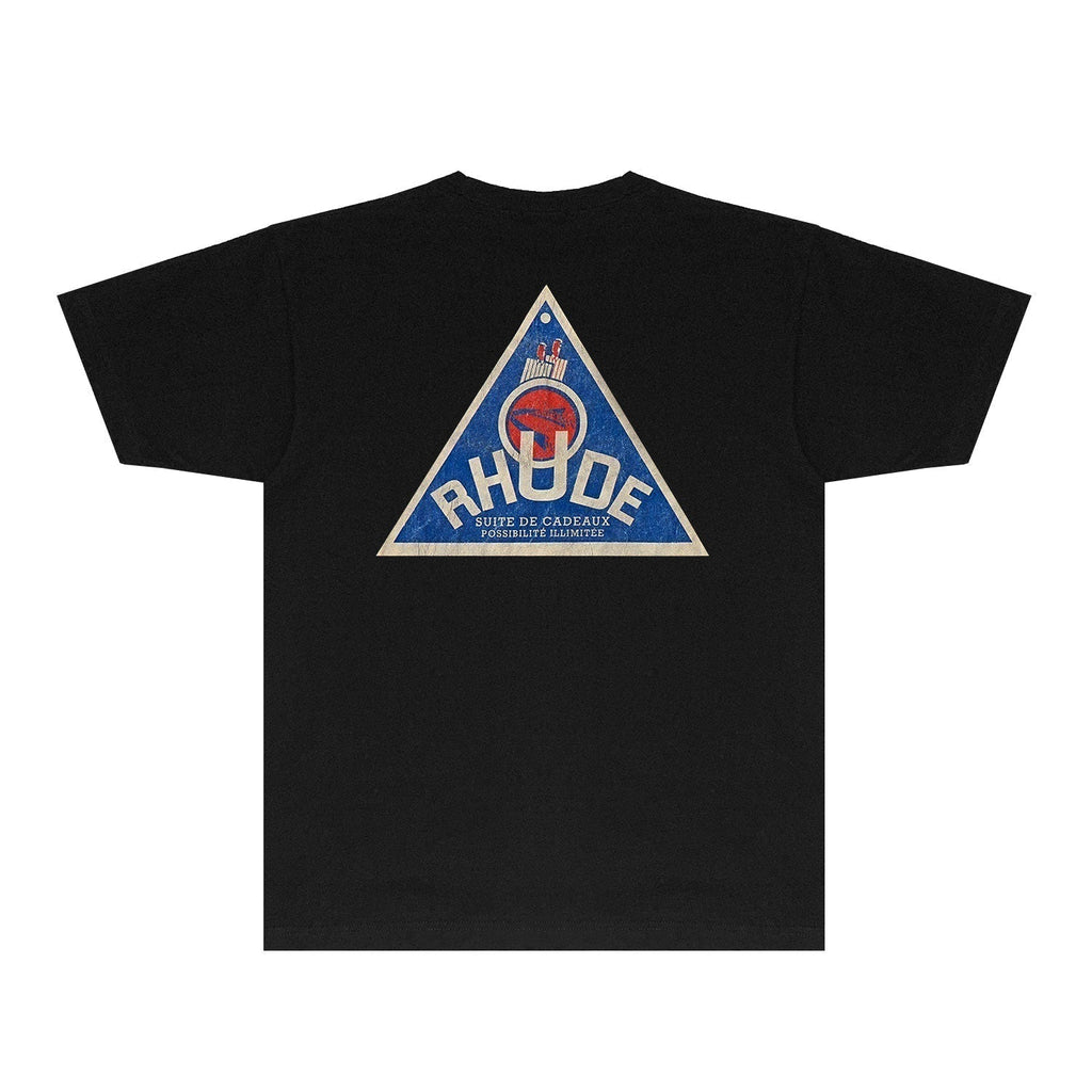 Rhude T-shirts Printed Trendy Pure Cotton