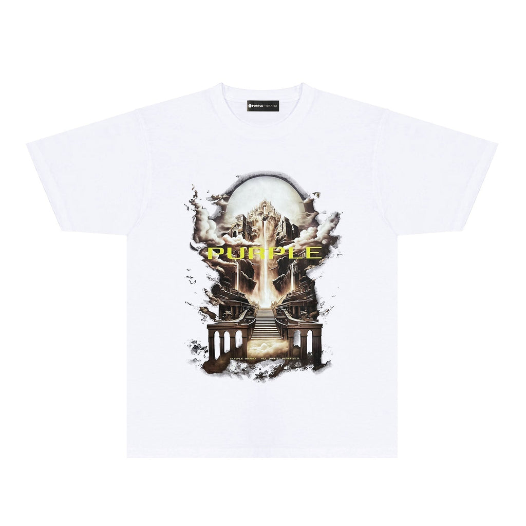 PURPLE  fashion T-shirt