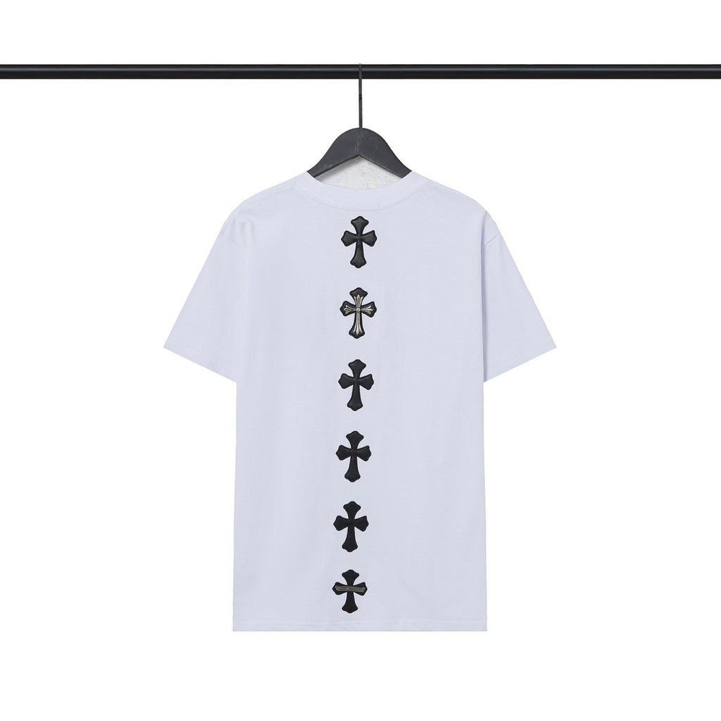 Chrome Heart T Shirts Croix Cross Print Short Sleeve T-Shirt