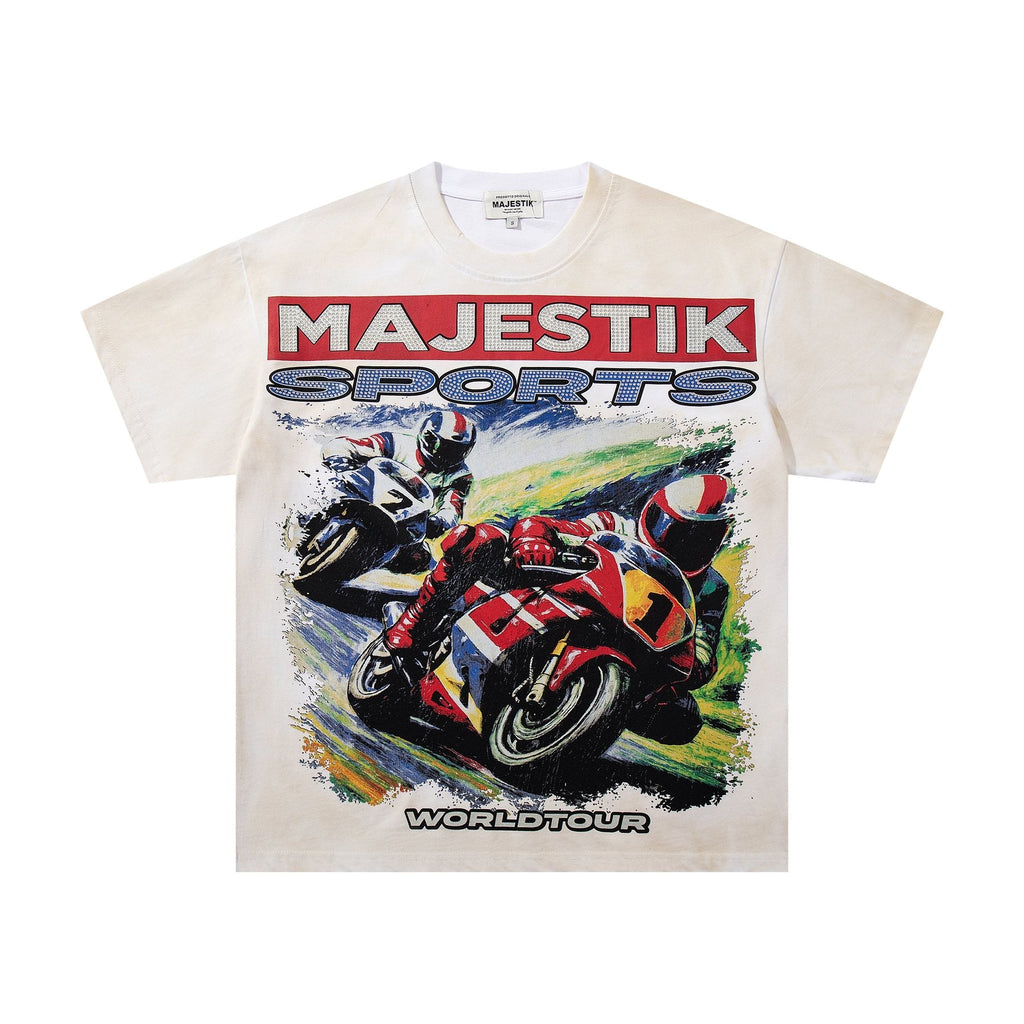 MAJESTIK Motorcycle World Tour Graphic T-Shirt ¡ª hero