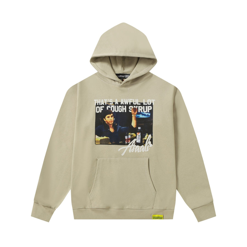 THAT'S A AWFUL LOT OF COUGH SYRUP Photo Graphic Pullover Hoodie ¡ª front